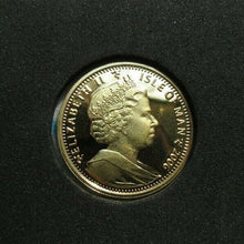 Load image into Gallery viewer, .999 Fine Gold Proof 1/5 Crown Isle of Man IOM 2006 Queen&#39;s 80th, 0.200 OZ AGW
