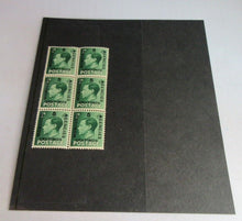 Load image into Gallery viewer, 1936 MOROCCO AGENCIES STAMPS G.B OVERPRINT 5c BLOCK OF 6 STAMPS
