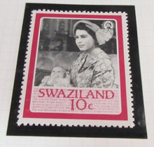 Load image into Gallery viewer, 1986 QUEEN ELIZABETH II 60TH BIRTHDAY SWAZILAND STAMPS &amp; ALBUM SHEET
