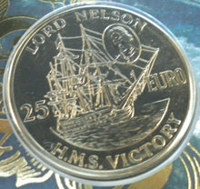 Load image into Gallery viewer, 1996 LE PAQUEBOT - FAIR STOOD THE WIND FOR FRANCE 25 EURO BENHAM COIN COVER PNC
