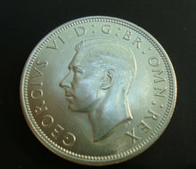 Load image into Gallery viewer, 1946 KING GEORGE VI BARE HEAD 1 SILVER HALF CROWN ref SPINK 4080 A2
