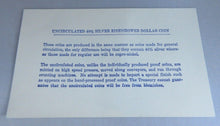 Load image into Gallery viewer, 1971 EISENHOWER DOLLAR UNCIRCULATED SILVER DOLLAR $1 SEALED COIN WITH ENVELOPE
