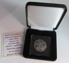 Load image into Gallery viewer, 1989 QEII CHRISTMAS COLLECTION LAXEY TRAM MINT MARK AA FIFTY PENCE COIN BOX &amp;COA
