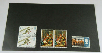 VARIOUS PRE DECIMAL STAMPS MNH - 2X1968 RAF 2X1967 SEVILLE & 1X1966 CAIRNGORMS