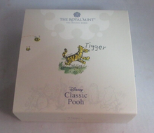 Load image into Gallery viewer, Tigger 2022 Disney Classic Pooh Royal Mint Silver Proof UK Coloured 50p Coin
