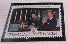 Load image into Gallery viewer, 1991 65TH BIRTHDAY QUEEN ELIZABETH II GRENADINES ST VIN STAMPS MNH &amp; ALBUM SHEET
