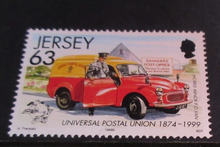 Load image into Gallery viewer, QUEEN ELIZABETH II JERSEY DECIMAL STAMPS VARIOUS MNH IN STAMP HOLDER
