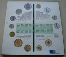 Load image into Gallery viewer, 1996 FROM OLD PENNIES...TO DECIMAL PENCE 7 X £.s.d.COINS &amp; 7 X DECIMAL COINS SET
