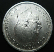 Load image into Gallery viewer, 1919 GEORGE V BARE HEAD FIRST COIN HALF 1/2 CROWN SPINK 4011 CROWNED SHIELD Cc2
