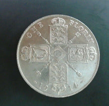 Load image into Gallery viewer, UK 1914 FLORIN HIGH GRADE GEORGE V BRITISH SILVER FLORIN ref SPINK 4012 Cc1
