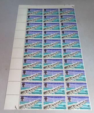 1968 TARR STEPS PREHISTORIC 4d BLOCK OF 30 STAMPS MNH