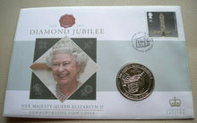 Load image into Gallery viewer, 2012 HM QUEEN ELIZABETHII DIAMOND JUBILEE 1952-2012 BUNC 10 DOLLAR COINCOVER PNC
