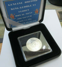 Load image into Gallery viewer, 1939 GEORGE VI SILVER FLORIN 2 SHILLINGS SPINK REF 4081 BOXED WITH CERT A1
