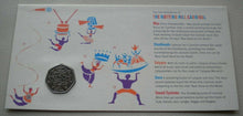 Load image into Gallery viewer, 1998 THE NOTTING HILL CARNIVAL 1998 50P COIN COVER PNC,STAMPS, POSTMARKS &amp; iNFO
