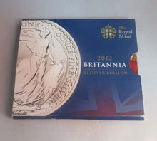 Load image into Gallery viewer, 2012 Britannia Silver BUnc 1oz £2 Two Pound Coin In Sealed Pack

