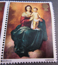 Load image into Gallery viewer, 1967 MURILLO HARRISON MADONNA &amp; CHILD 4d 6 X STAMPS MNH
