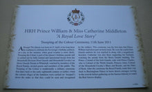 Load image into Gallery viewer, 2011 WILLIAM &amp; KATE-  A ROYAL LOVE STORY - TROOPING OF THE COLOUR CEREMONY COVER
