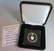 Load image into Gallery viewer, 1994 £2 BANK OF ENGLAND SILVER PROOF TWO POUND COIN BOXED WITH COA
