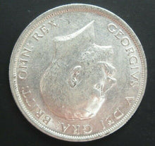 Load image into Gallery viewer, 1918 GEORGE V BARE HEAD FIRST COIN HALF 1/2 CROWN SPINK 4011 CROWNED SHIELD Cc1
