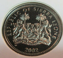 Load image into Gallery viewer, 1900-2002 HM QUEEN ELIZABETH QUEEN MOTHER PROOF SIERRA LEONE $1 COIN COVER PNC
