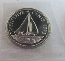 Load image into Gallery viewer, 1973 BAHAMA ISLANDS COIN OF THE REALM 5 COIN SET WITH POUCH AND COA
