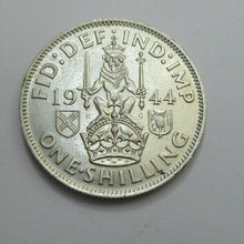 Load image into Gallery viewer, 1944 SCOTISH SHILLING GEORGE VI 1ST COINAGE SPINK REF 4083 UNC CC1 WAR YEARS
