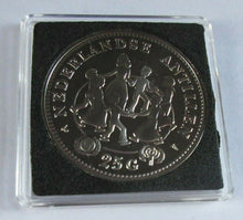 Load image into Gallery viewer, 1979 YEAR OF THE CHILD NEDERLANDSE 25 GUILDERS SILVER PROOF COIN COA &amp; BOX
