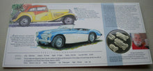 Load image into Gallery viewer, 1996 A CENTURY OF BRITISH MOTORING - CLASSIC CARS MEDAL COVER PNC &amp; INFO CARD
