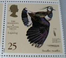 Load image into Gallery viewer, 1996 50TH ANNIVERSARY OF THE WILDFOWL &amp; WETLANDS TRUST 25p BLOCK OF 4 STAMPS MNH
