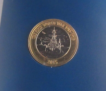 Load image into Gallery viewer, The Royal Navy 1914 WWI 100th Anniversary 2015 BUnc Royal Mint £2 Coin Pack
