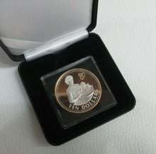 Load image into Gallery viewer, IST CHRISTMAS RADIO MESSAGE 2006  SILVER PROOF .999 SELECTIVE GOLD  $10 COIN
