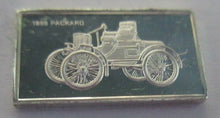 Load image into Gallery viewer, 1899 PACKARD 15mm X 10mm 1.60gram SILVER INGOT WITH INFORMATION SLIP
