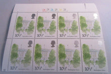 Load image into Gallery viewer, 1980 LONDON LANDMARKS BUCKINGHAM PALACE 10 1/2p BLOCK OF 8 STAMPS MNH
