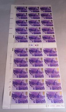 1975 ANGELS WITH HARP & LUTE 6 1/2P 30 X STAMPS MNH TRAFFIC LIGHTS &STAMP HOLDER