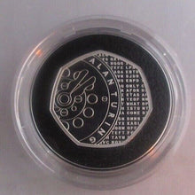 Load image into Gallery viewer, Alan Turing Enigma Code Breaker - 2022 Silver Proof Royal Mint 50p Coin Box/COA
