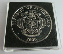 Load image into Gallery viewer, 2000 QEII MILLENNIUM SEYCHELLES 2000 PROOF LIKE 5 RUPEES COIN BOX &amp; COA
