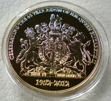 Load image into Gallery viewer, 1952-2012 CELEBRATING THE 60 YEAR REIGN HM QUEEN ELIZABETH II MEDAL CAPSULE/ COA
