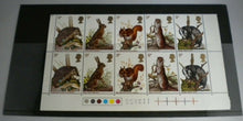 Load image into Gallery viewer, 1977 BRITISH WILDLIFE 9p BLOCK OF 10 STAMPS MNH &amp; TRAFFIC LIGHTS
