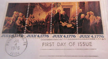 Load image into Gallery viewer, 200th YEAR BIRTH OF AMERICAN INDEPENDENCE OFFICIAL FIRST DAY STAMP COVER
