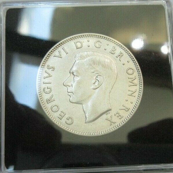 1944 GEORGE VI SILVER FLORIN 2 SHILLINGS SPINK REF 4081 BOXED WITH CERT A3