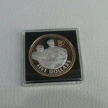 Load image into Gallery viewer, QEII SILVER JUBILEE  2006  SILVER PROOF .999 SELECTIVE GOLD CROWN COIN
