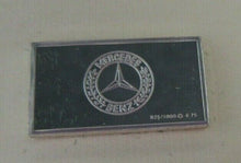 Load image into Gallery viewer, 1928 MERCEDES-BENZ 15mm X 10mm 1.60gram SILVER INGOT WITH INFORMATION SLIP
