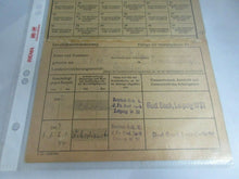 Load image into Gallery viewer, 1942 - 1943 WWII GERMANY Invalidenvers REVENUE STAMPBOOK &amp; STAMPS LEIPZIG
