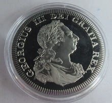 Load image into Gallery viewer, 1808 KING GEORGE III FANTASY IRELAND CROWN COIN MINTAGE 600 WITH CAPSULE &amp; POUCH

