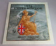 Load image into Gallery viewer, 1996 UK BRILLIANT UNCIRCULATED COIN COLLECTION ROYAL MINT PACK
