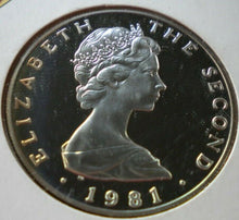 Load image into Gallery viewer, 1981 WORLDS FIRST DECIMAL £5 POUND COIN ISLE OF MAN FIRST £5 SILVER PROOF-CC1
