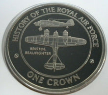 Load image into Gallery viewer, 2008 OFFENSIVE AIRCRAFT - HISTORY OF THE RAF - PROOF 1 CROWN  COIN COVER PNC
