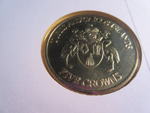 Load image into Gallery viewer, 1992 40th ANNIVERSARY OF THE ACCESSION TO THE THRONE BUNC 5 CROWN COIN COVER PNC
