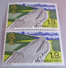 Load image into Gallery viewer, 1968 M4 VIADUCT BRIDGE 1s 9d 11 X STAMPS MNH IN CLEAR FRONTED STAMP HOLDER
