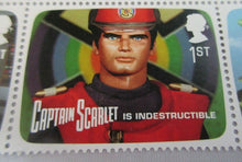 Load image into Gallery viewer, 4Thunderbirds Lenticular 3D Effect postage Stamps ,Mini Sheet Gerry Anderson MNH
